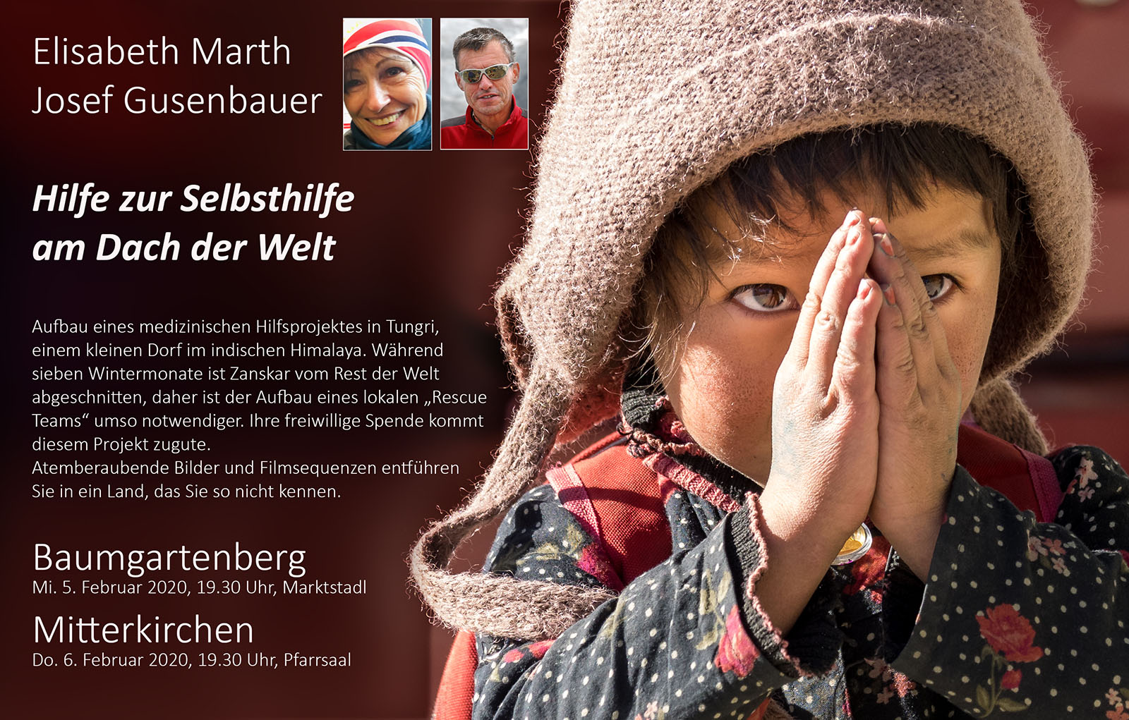 Multimediashow Ladakh und Zanskar – Hilfe zur Selbsthilfe am Dach der Welt 
